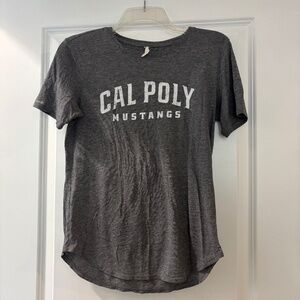 Under Armour Heather Gray Cal Poly Mustangs Fitted T Shirt